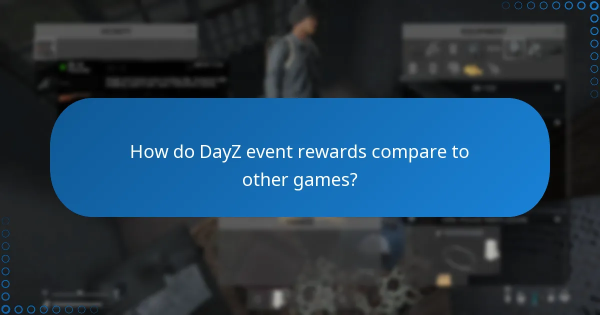 What is the community feedback on DayZ event rewards?
